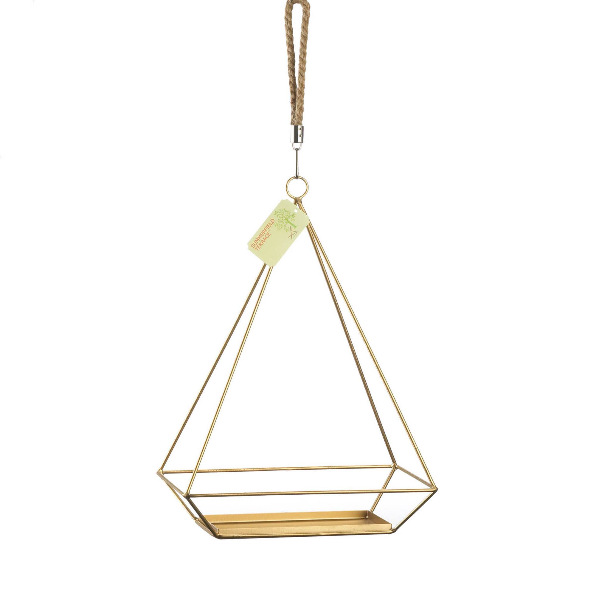 15" Hanging Plant Holder with Rectangle Base